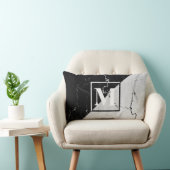 大理石モノグラム ランバークッション (椅子)