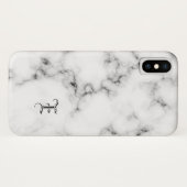 大理石モノグラム Case-Mate iPhoneケース (裏面(横))