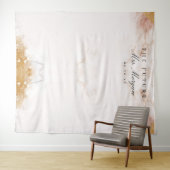 大理石ラックス ブライダルシャワー バックドロップ フォトブース タペストリー (インサイチュ(横))