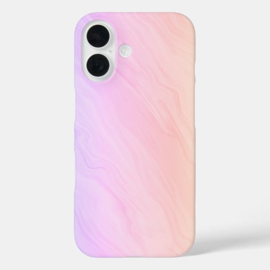大理石リュックス – 紫とピンク Case-Mate iPhoneケース (裏面)
