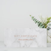 大理石ルックギフト証明書 (スタンド正面)