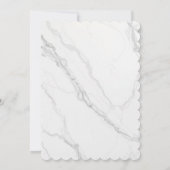 大理石ルックパストル調整招待状 招待状 (裏面)