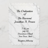 大理石ルックパストル調整招待状 招待状 (正面/裏面)