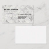 大理石レンガの背景 名刺 (正面/裏面)