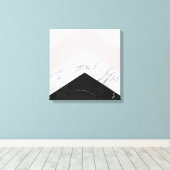 大理石三角形 キャンバスプリント (インサイチュ (ウッドフロア))