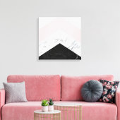 大理石三角形 キャンバスプリント (インサイチュ (リビング))