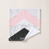 大理石三角形 バスタオルセット (ウォッシュタオル)