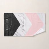 大理石三角形 バスタオルセット (ハンドタオル)