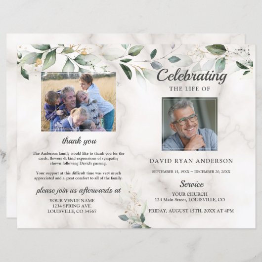 大理石供養法要 (正面/裏面)