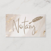 大理石公証人公共サービス 名刺 (正面)