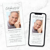 大理石写真葬儀デジタル招待状 招待状