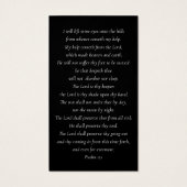 大理石写真葬儀記念祈りの言葉カード (裏面)