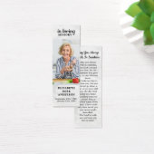 大理石写真記念シンプル詩ブックマーク (デスク)