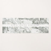 大理石効果ヨガパーソナライズされたマット ヨガマット (正面(横))