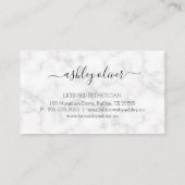 大理石化粧名刺 名刺 (裏面)