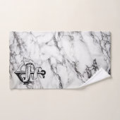 大理石及びいかり バスタオルセット (ハンドタオル)