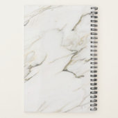 大理石及びオオカミ プランナー手帳 (裏面)