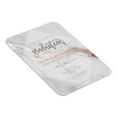 大理石及びバラ金ゴールド卒業招待状後車 マグネット (右側)