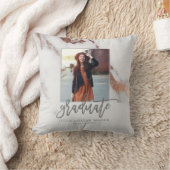 大理石及びバラ金ゴールド卒業 クッション (ブランケット)