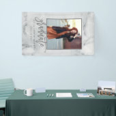 大理石及びバラ金ゴールド卒業 横断幕 (トレードショー)