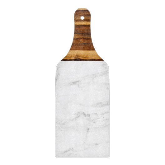 大理石及び木のスタイルを作られたまな板 カッティングボード (正面)