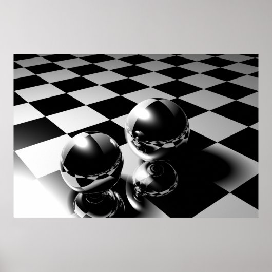 大理石反射 ポスター (正面)