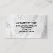 大理石名刺 名刺 (裏面)