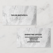 大理石名刺 名刺 (正面/裏面)