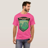 大理石山脈ベトナムバッジアクティブ Tシャツ (正面フル)