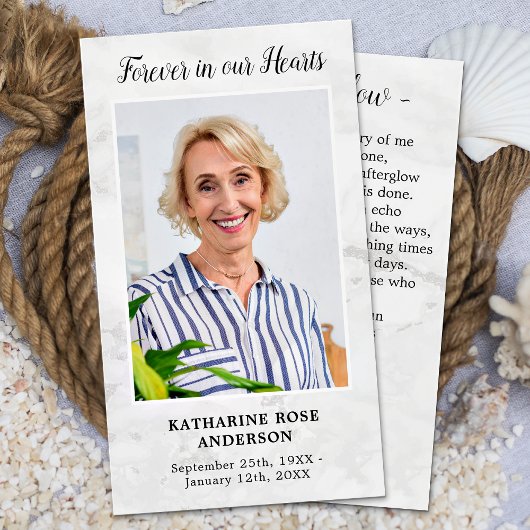 大理石悔やみや弔慰写真葬式祈りの言葉カード