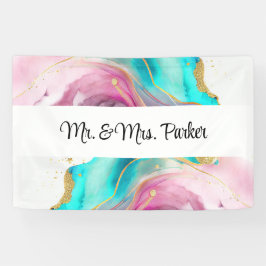 大理石抽象芸術バナー 横断幕