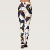 大理石抽象芸術モザイク レギンス (裏面)