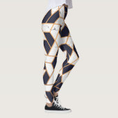 大理石抽象芸術モザイク レギンス (右)