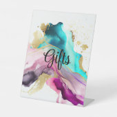 大理石抽象芸術台座標識 台座サイン (正面)