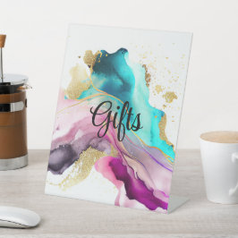 大理石抽象芸術台座標識 台座サイン