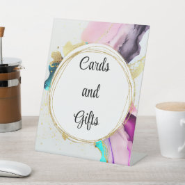 大理石抽象芸術標識 台座サイン