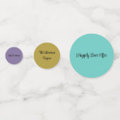 大理石抽象芸術紙吹雪 コンフェッティ (裏面)