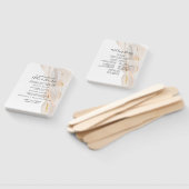 大理石抽象芸術結婚式 プログラムファン ハンドファン (組立なし)