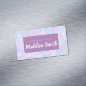 大理石抽象芸術自家製ケーキベーカリー マグネット名刺 (インサイチュ)