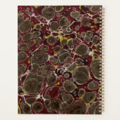 大理石抽象芸術 プランナー手帳 (裏面)