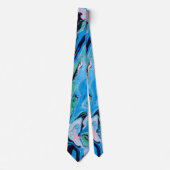 大理石数々ののテクスチャ ネクタイ (正面)