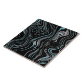 大理石数々のの渦巻きフェイク色 タイル (側面)