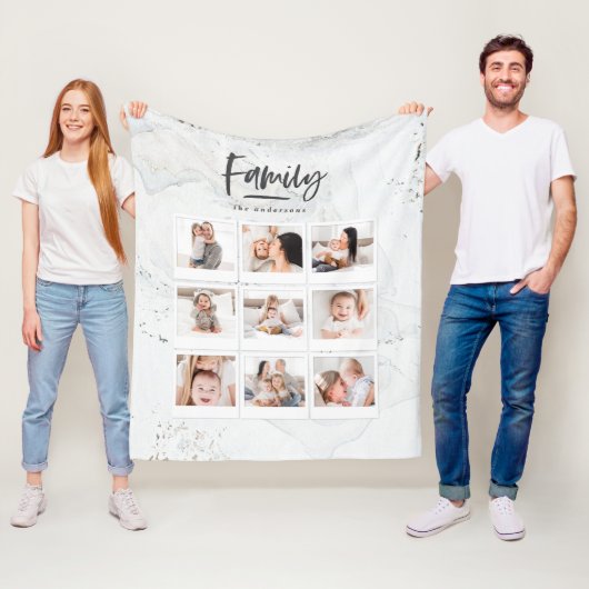 大理石数々の製の写真撮影プリント フリースブランケット (インサイチュ)