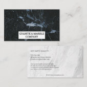 大理石板 | 花崗岩カンパニー 名刺 (正面/裏面)