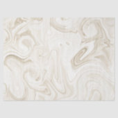 大理石模様のオフホワイトトーン エレガントなウェディング 薄葉紙 (正面)