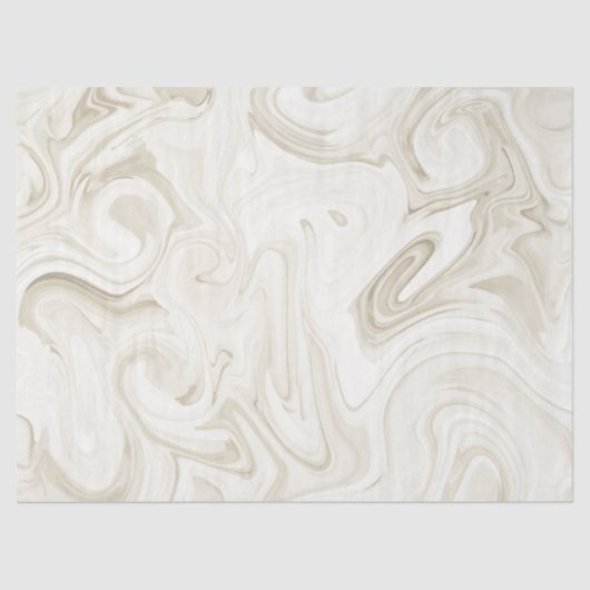 大理石模様のオフホワイトトーン エレガントなウェディング 薄葉紙 (正面)