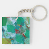 大理石模様のキーケース キーホルダー (裏面)