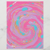 大理石模様のスクラップブック用紙 (裏面)