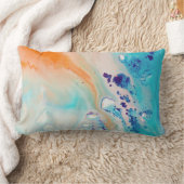 大理石模様をつけられたインク ランバークッション (ブランケット)