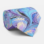 大理石模様をつけられたタイ ネクタイ (ロール)